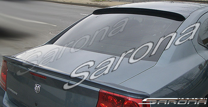Custom Dodge Charger Roof Wing  Sedan (2005 - 2010) - $259.00 (Manufacturer Sarona, Part #DG-007-RW)